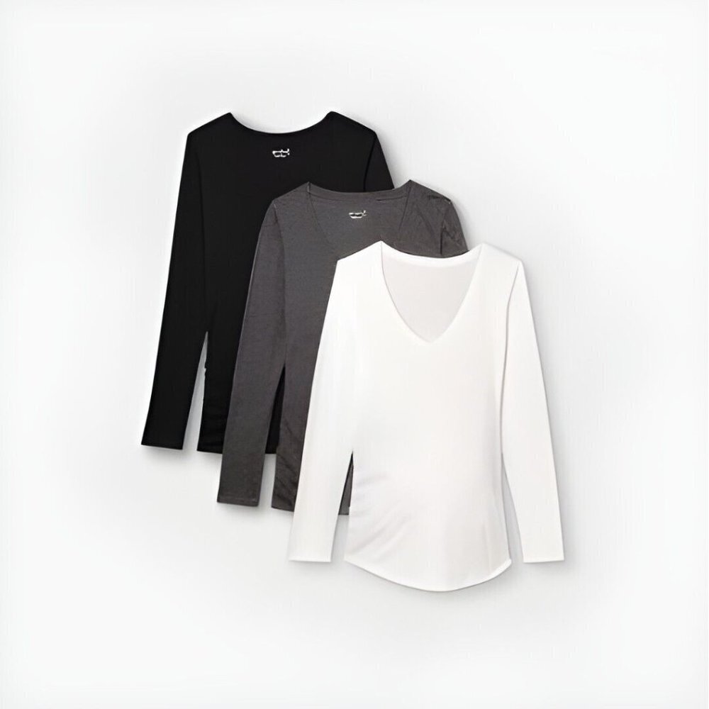 Isabel Isabel Maternity T-Shirts 3 Pack  XL Long Sleeved NWT